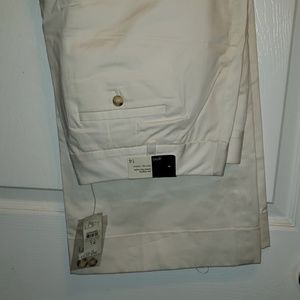 NWT Ann Taylor Loft white Ann slacks